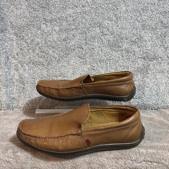 Marc Joseph Loafers Mens Size 13 Office Minimalist Leather Slip On Shoes Luxury
